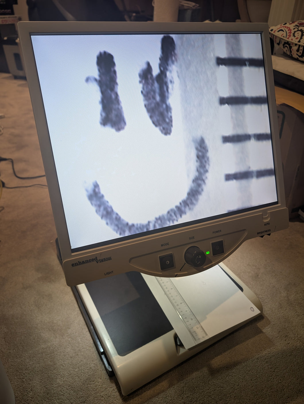 Merlin LCD  Desktop Electronic Magnifier for Low Vision