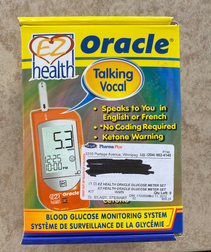 Oracle Talking Blood Glucose Monitoring System